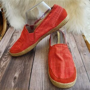 Ugg Red Canvas slip-on Espadrilles
